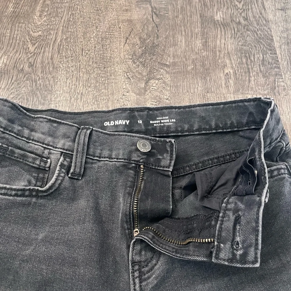 Old Navy Black Wide Leg Jeans